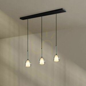 Závěsné svítidlo s.luce Belluna 3xE14 hnědé sklo, kov, 120 cm 3 Závěsné svítidlo s.luce Belluna 3xE14 hnědé sklo, kov, 120 cm small 3