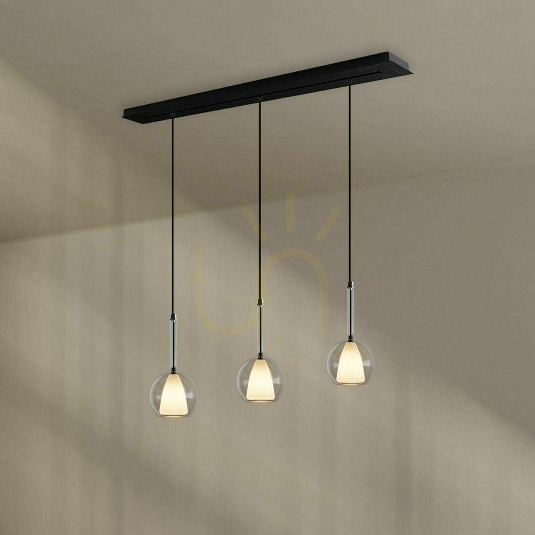 Zobrazit Závěsné svítidlo s.luce Belluna 3xE14 hnědé sklo, kov, 120 cm Závěsné svítidlo s.luce Belluna 3xE14 hnědé sklo, kov, 120 cm