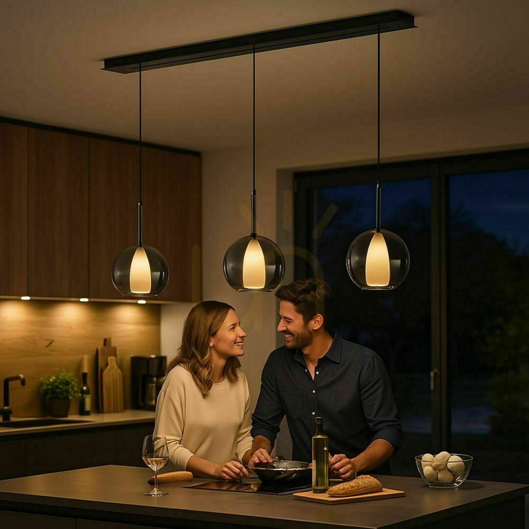 Kontrola Závěsné svítidlo s.luce Belluna 3xE14 hnědé sklo, kov, 120 cm Závěsné svítidlo s.luce Belluna 3xE14 hnědé sklo, kov, 120 cm