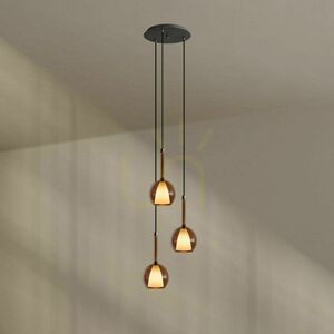 Lustr s.luce Belluna 3 světla sklo a kov průhledný Ø 40 cm IP20 8 Lustr s.luce Belluna 3 světla sklo a kov průhledný Ø 40 cm IP20 small 8
