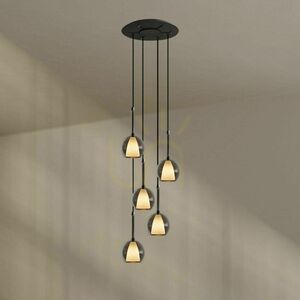Lustr s.luce Belluna 5x E14/E27, vícebarevný, Ø 60 cm 3 Lustr s.luce Belluna 5x E14/E27, vícebarevný, Ø 60 cm small 3
