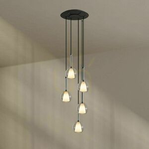 Lustr s.luce Belluna 5x E14 zakouřený sklo 60 cm 4 Lustr s.luce Belluna 5x E14 zakouřený sklo 60 cm small 4