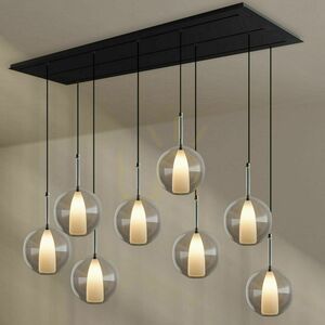 Lustr s.luce Belluna 8 světel transparentní pro jídelní stůl 200 cm 12 Lustr s.luce Belluna 8 světel transparentní pro jídelní stůl 200 cm small 12