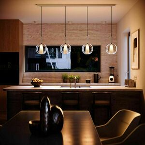 Lustr s.luce Belluna 8 světel transparentní pro jídelní stůl 200 cm 5 Lustr s.luce Belluna 8 světel transparentní pro jídelní stůl 200 cm small 5
