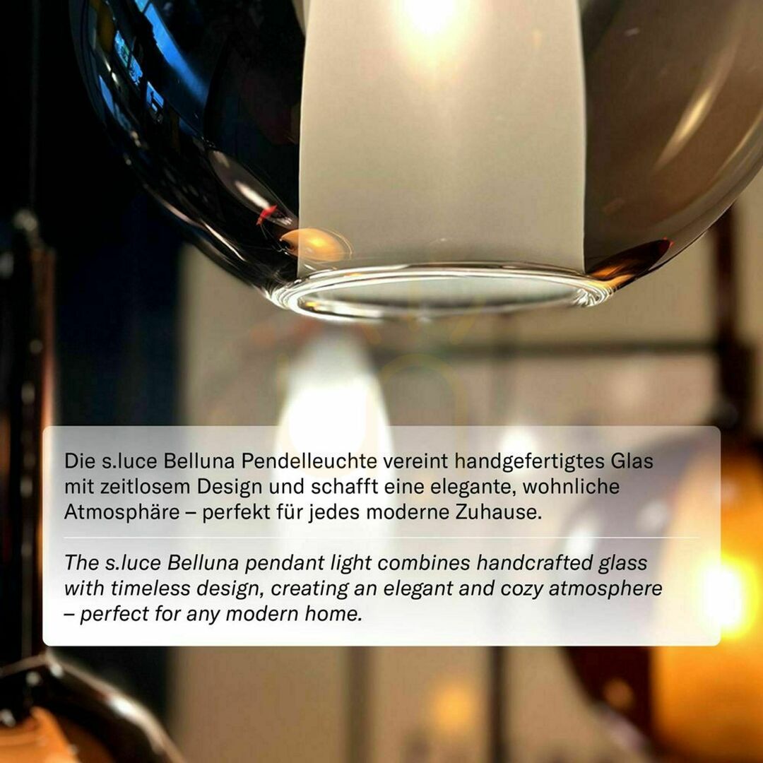 Zobrazit Lustr s.luce Belluna 3 světla sklo kov vícebarevný kruhový E27 stmívatelný Lustr s.luce Belluna 3 světla sklo kov vícebarevný kruhový E27 stmívatelný