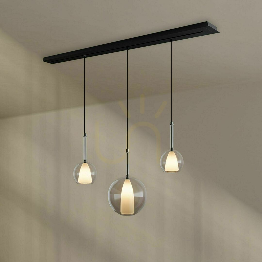 Zobrazit Lustr s.luce Belluna 3 světla sklo kov vícebarevný kruhový E27 stmívatelný Lustr s.luce Belluna 3 světla sklo kov vícebarevný kruhový E27 stmívatelný