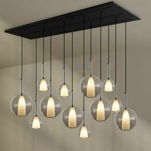 Lustr s.luce Belluna hnědý sklo kov 12 ramen 3 řady 200 cm 2 Lustr s.luce Belluna hnědý sklo kov 12 ramen 3 řady 200 cm small 2