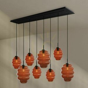 Lustr s.luce Echos 8x E27 sklo kov transparentní 2 řady Ø 18/25 cm 2 Lustr s.luce Echos 8x E27 sklo kov transparentní 2 řady Ø 18/25 cm small 2