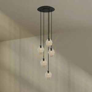 Lustr s.luce Echos 5ramenný galerie Ø 60 cm vícebarevný 3 Lustr s.luce Echos 5ramenný galerie Ø 60 cm vícebarevný small 3
