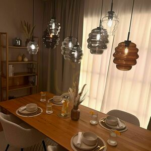 Lustr s.luce Echos černý 8 světel, sklo a kov, Ø 18 cm 4 Lustr s.luce Echos černý 8 světel, sklo a kov, Ø 18 cm small 4