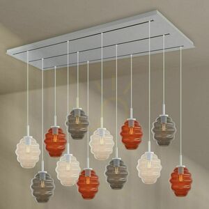 Lustr s.luce Echos 12 světel hnědý sklo kov Ø 18 cm 11 Lustr s.luce Echos 12 světel hnědý sklo kov Ø 18 cm small 11