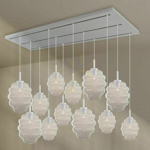 Lustr s.luce Echos 12ramenný hnědý skleněný do jídelny Ø 18/25 cm 10 Lustr s.luce Echos 12ramenný hnědý skleněný do jídelny Ø 18/25 cm small 10