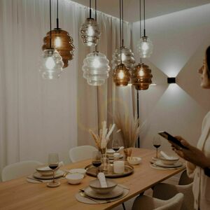 Lustr s.luce Echos bílý oválný 12ramenný sklo kov Ø 18/25 cm 3 Lustr s.luce Echos bílý oválný 12ramenný sklo kov Ø 18/25 cm small 3