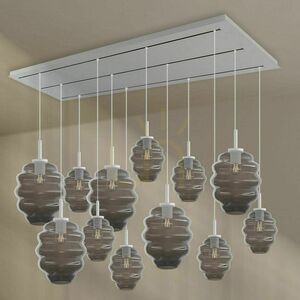 Lustr s.luce Echos bílý oválný 12ramenný sklo kov Ø 18/25 cm 9 Lustr s.luce Echos bílý oválný 12ramenný sklo kov Ø 18/25 cm small 9