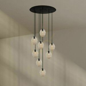 Lustr s.luce Echos 8ramenný vícebarevný Ø 80 cm, stropní kryt Ø 18 cm 3 Lustr s.luce Echos 8ramenný vícebarevný Ø 80 cm, stropní kryt Ø 18 cm small 3