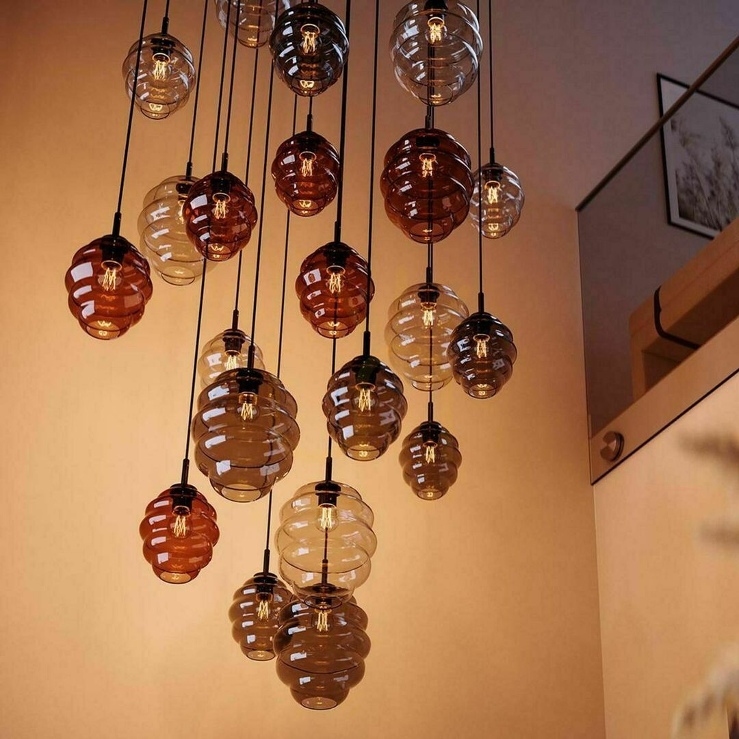 Kontrola Lustr s.luce Echos 12ramenný skleněný Ø 80 cm transparentní Lustr s.luce Echos 12ramenný skleněný Ø 80 cm transparentní