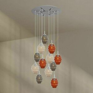 Lustr s.luce Echos 12x E27 černý sklo-kov 80 cm 9 Lustr s.luce Echos 12x E27 černý sklo-kov 80 cm small 9