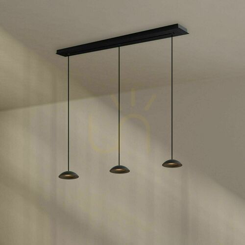 Kontrola Závěsné svítidlo s.luce Santa Air LED 3x, bílé, 120 cm