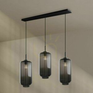 Závěsné svítidlo s.luce Velo 3x E27 sklo transparentní, 120 cm 2 Závěsné svítidlo s.luce Velo 3x E27 sklo transparentní, 120 cm small 2