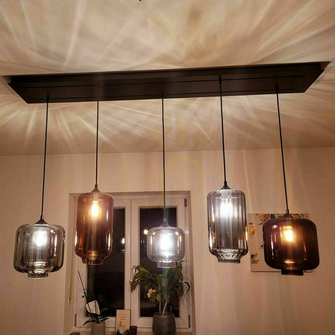 Zobrazit Závěsné svítidlo s.luce Velo 3ramenné hnědé sklo nad jídelní stůl Závěsné svítidlo s.luce Velo 3ramenné hnědé sklo nad jídelní stůl
