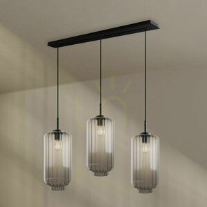 Závěsné svítidlo s.luce Velo 3ramenné hnědé sklo nad jídelní stůl 4 Závěsné svítidlo s.luce Velo 3ramenné hnědé sklo nad jídelní stůl small 4