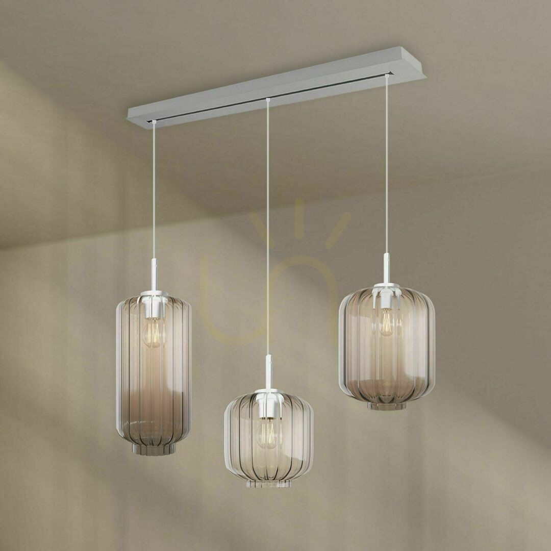 Zobrazit Závěsné svítidlo s.luce Velo 3x E27 120 cm Ø 18/20/25 cm Závěsné svítidlo s.luce Velo 3x E27 120 cm Ø 18/20/25 cm