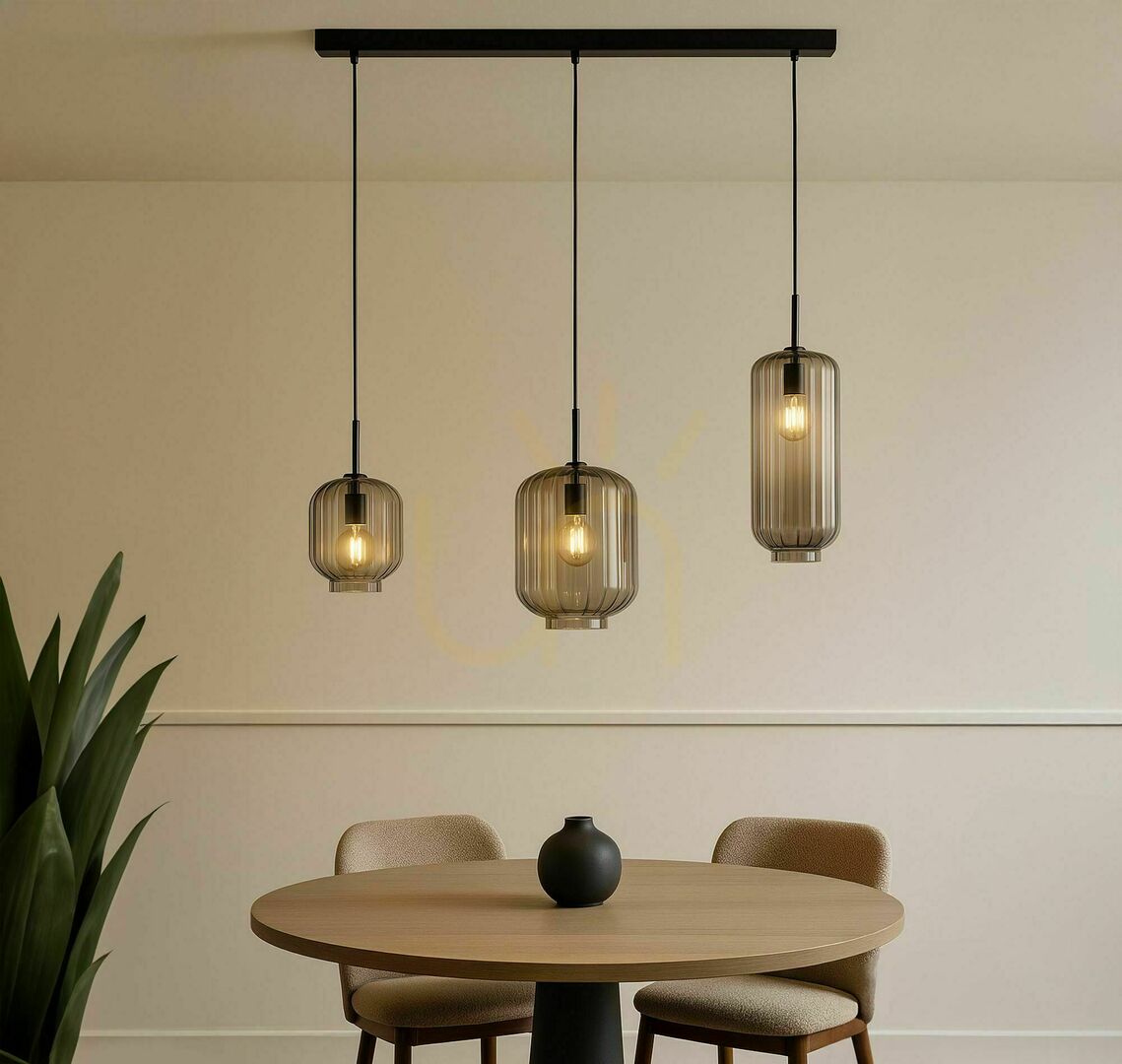 Kontrola Závěsné svítidlo s.luce Velo 3x E27 120 cm Ø 18/20/25 cm Závěsné svítidlo s.luce Velo 3x E27 120 cm Ø 18/20/25 cm