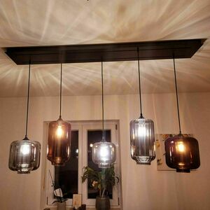 Lustr s.luce Velo 5ramenný hnědý skleněný moderní Ø25 cm 10 Lustr s.luce Velo 5ramenný hnědý skleněný moderní Ø25 cm small 10