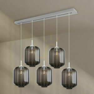 Lustr s.luce Velo 5ramenný hnědý skleněný moderní Ø25 cm 7 Lustr s.luce Velo 5ramenný hnědý skleněný moderní Ø25 cm small 7