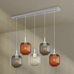 Lustr s.luce Velo černý 5ramenný skleněný Ø 20 cm, moderní 5x E27 13 Lustr s.luce Velo černý 5ramenný skleněný Ø 20 cm, moderní 5x E27 small 13