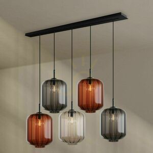 Lustr s.luce Velo 5ramenný vícebarevný Ø 25 cm 150 cm 4 Lustr s.luce Velo 5ramenný vícebarevný Ø 25 cm 150 cm small 4