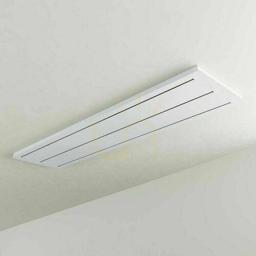 Kontrola Závěsné svítidlo s.luce Velo, 12 světelných bodů, kouřové sklo, bílé zavěšení, 3 řady, Ø18 cm