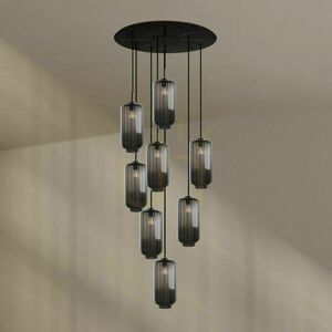 Lustr s.luce Velo bílý skleněný 8ramenný moderní Ø 80 cm 2 Lustr s.luce Velo bílý skleněný 8ramenný moderní Ø 80 cm small 2