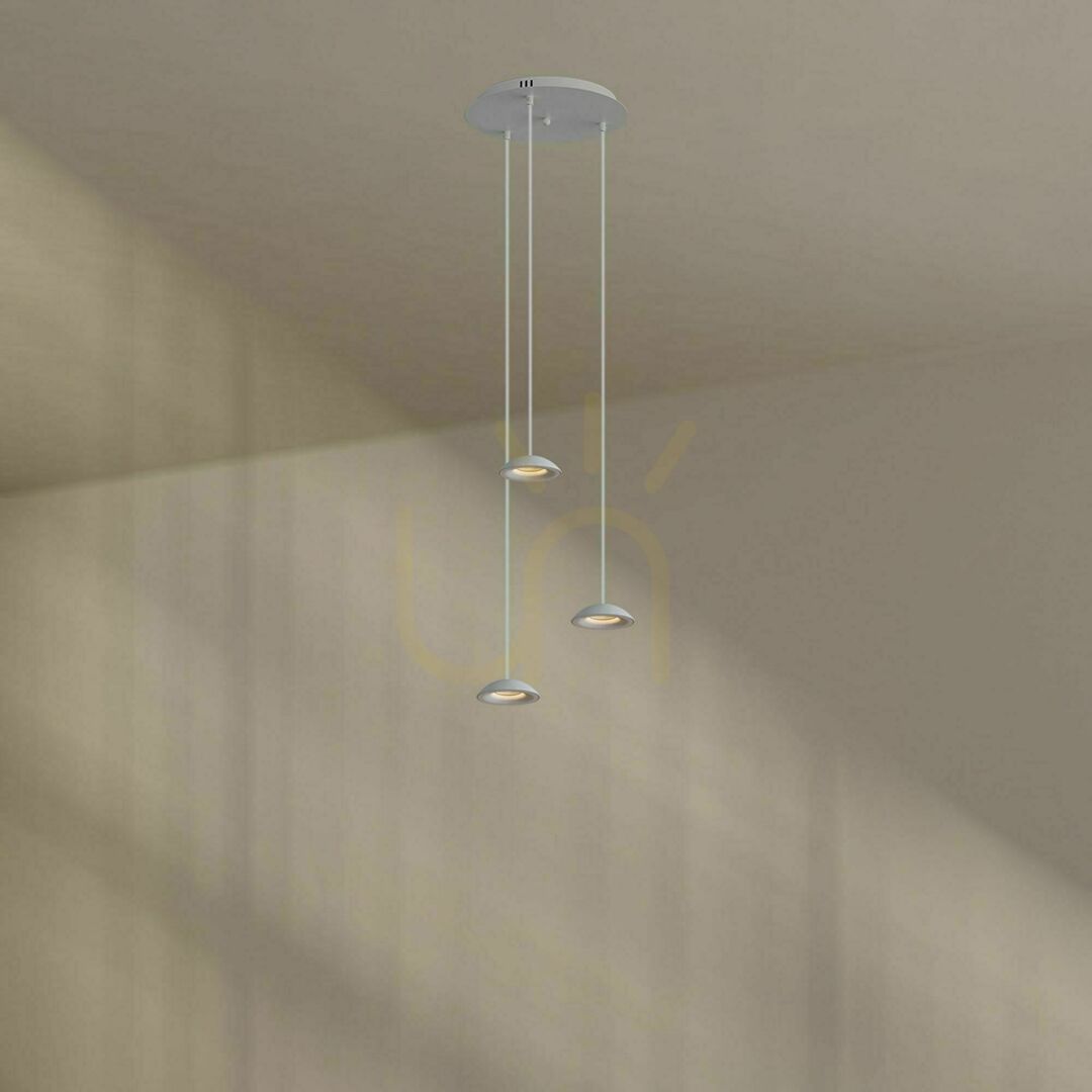 Náhled Závěsné LED svítidlo s.luce Santa Air 3 černé Ø 40 cm, stmívatelné Závěsné LED svítidlo s.luce Santa Air 3 černé Ø 40 cm, stmívatelné