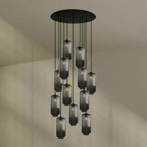 Lustr s.luce Velo 12x E27 hnědý sklo kov Ø 80 cm 3 Lustr s.luce Velo 12x E27 hnědý sklo kov Ø 80 cm small 3