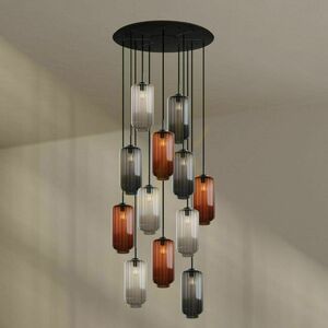 Lustr s.luce Velo 12x E27 hnědý sklo kov Ø 80 cm 5 Lustr s.luce Velo 12x E27 hnědý sklo kov Ø 80 cm small 5