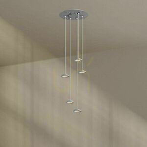 Lustr s.luce Santa Air LED černý 5x LED 55 W Ø 60 cm stmívatelný 2 Lustr s.luce Santa Air LED černý 5x LED 55 W Ø 60 cm stmívatelný small 2