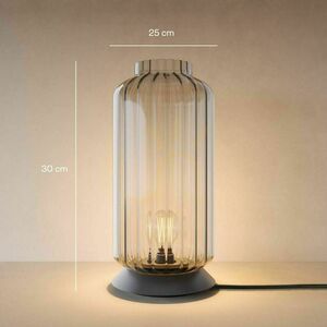 Stolní lampa s.luce Velo Glass, sklo a kov, průhledná, E27, 30 cm 12 Stolní lampa s.luce Velo Glass, sklo a kov, průhledná, E27, 30 cm small 12