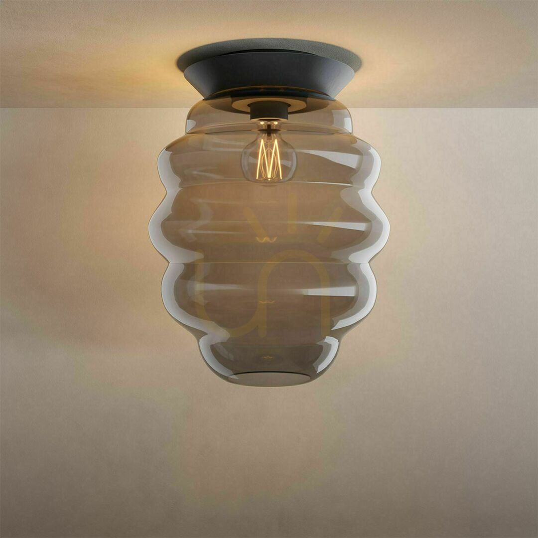Zobrazit Přisazené stropní svítidlo s.luce Echos sklo průhledné E27 25 cm Přisazené stropní svítidlo s.luce Echos sklo průhledné E27 25 cm