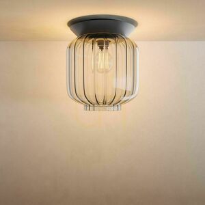 Přisazené stropní svítidlo s.luce Velo hnědé sklo E27 Ø 25 cm small 6