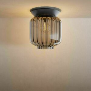 Přisazené stropní svítidlo s.luce Velo hnědé sklo E27 Ø 25 cm small 9