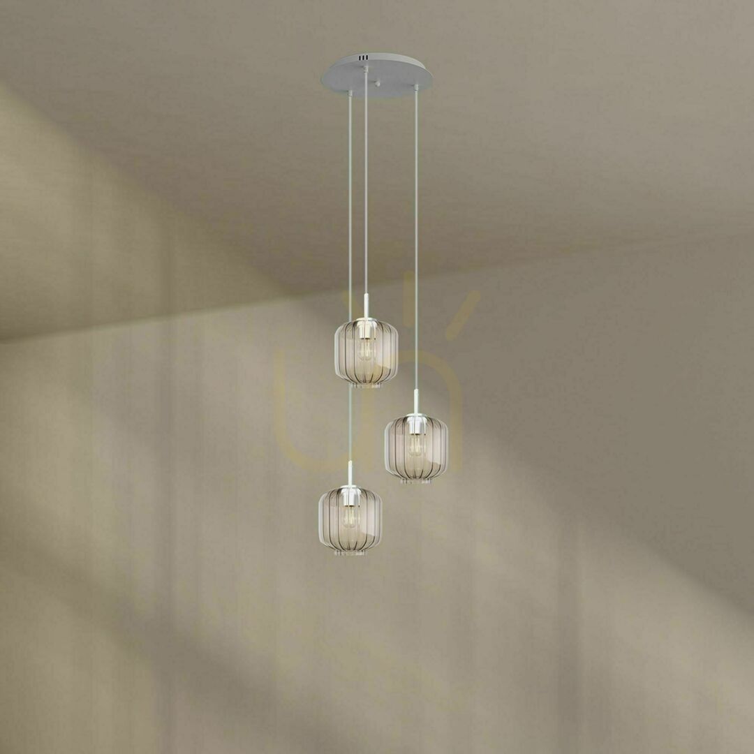 Náhled Lustr s.luce Velo 3x E27 hnědý sklo a kov Ø 20 cm, moderní іні? Lustr s.luce Velo 3x E27 hnědý sklo a kov Ø 20 cm, moderní іні?