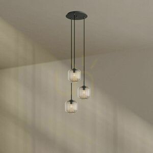 Lustr s.luce Velo bílý skleněný 3ramenný, Ø 40 cm, E27, stmívatelný 3 Lustr s.luce Velo bílý skleněný 3ramenný, Ø 40 cm, E27, stmívatelný small 3