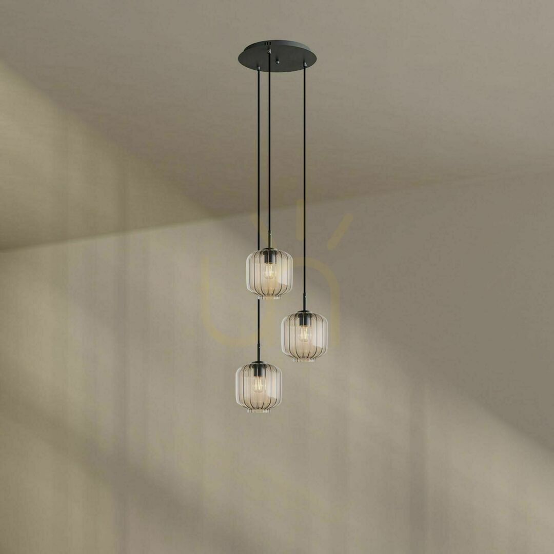 Zobrazit Lustr s.luce Velo bílý skleněný 3ramenný, Ø 40 cm, E27, stmívatelný Lustr s.luce Velo bílý skleněný 3ramenný, Ø 40 cm, E27, stmívatelný