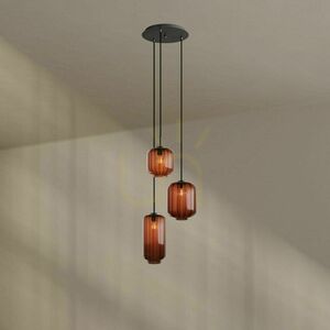 Lustr s.luce Velo 3x E27 sklo transparentní Ø 18/20/25 cm 1 Lustr s.luce Velo 3x E27 sklo transparentní Ø 18/20/25 cm small 1