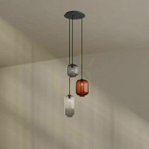 Lustr s.luce Velo 3x E27 sklo transparentní Ø 18/20/25 cm 5 Lustr s.luce Velo 3x E27 sklo transparentní Ø 18/20/25 cm small 5
