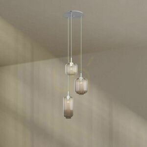 Lustr s.luce Velo 3x E27 sklo transparentní Ø 18/20/25 cm 8 Lustr s.luce Velo 3x E27 sklo transparentní Ø 18/20/25 cm small 8