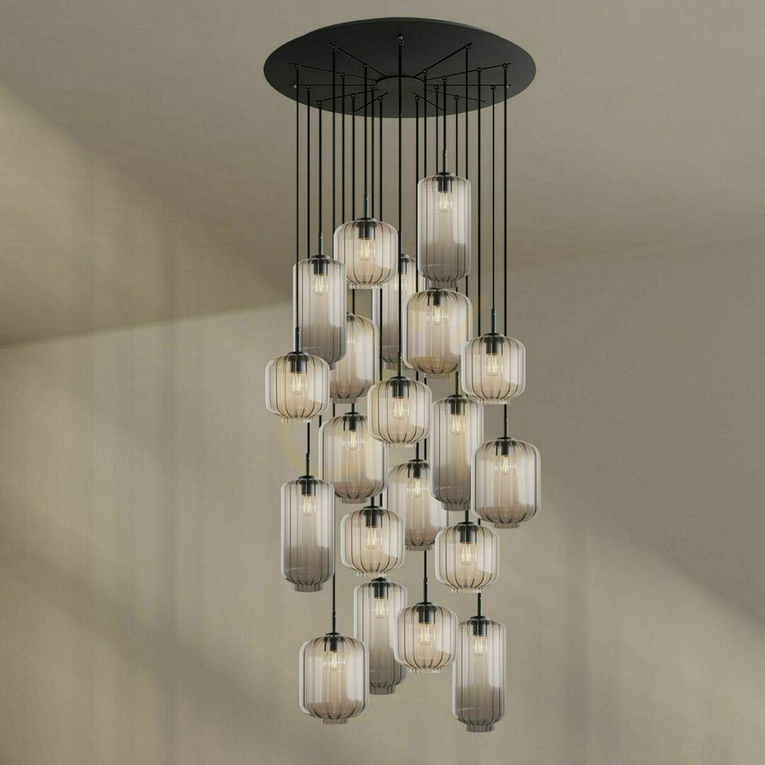 Zobrazit Lustr s.luce Velo Gallery hnědý sklo 20 světel Ø 120 cm Lustr s.luce Velo Gallery hnědý sklo 20 světel Ø 120 cm