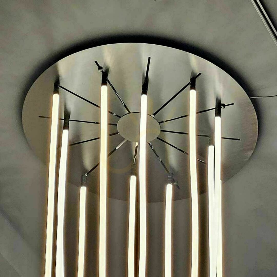 Zobrazit Lustr s.luce Arion Organic XXL LED bílý 3000 K 6 světel, stmívatelný Lustr s.luce Arion Organic XXL LED bílý 3000 K 6 světel, stmívatelný