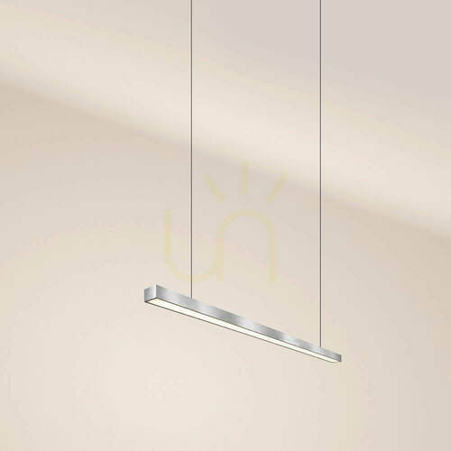 Kontrola Závěsné LED svítidlo s.luce Oris XL stříbrné 120 cm 4000 K 48 W